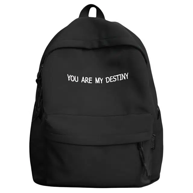 Wiersaam Nylon Backpack Black Beige