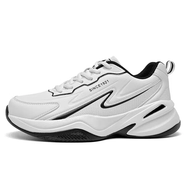 酷丁 时尚百搭运动 超纤皮防滑耐磨 低帮 休闲马拉松训练长跑城市通勤跑步鞋 男款