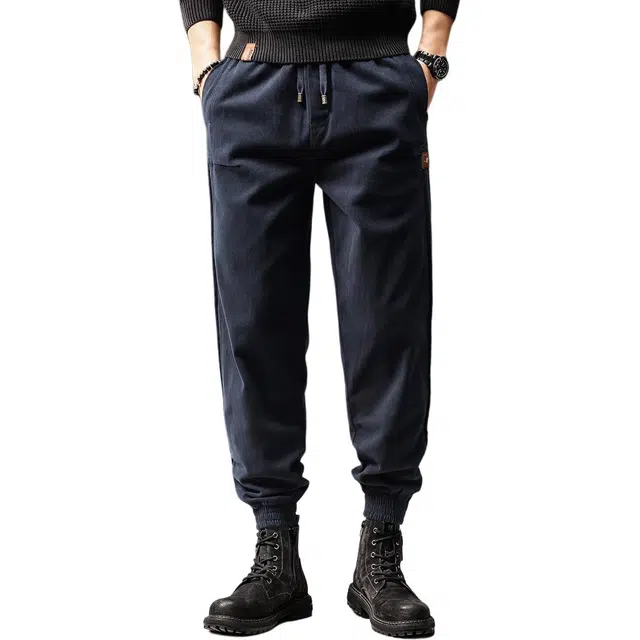 贵色 日系潮流时尚复古城市机能风潮牌高街痞帅阿美咔叽日常出行穿搭宽松锥形哈伦裤工装裤 男女同款