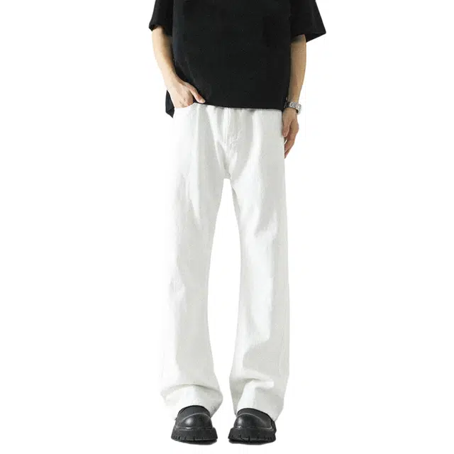 微牛 美式复古高街风舒适百搭各类长裤集合牛仔裤 男女同款