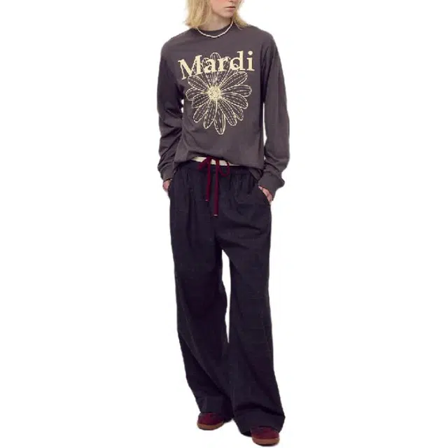 MARDI MERCREDI FW25 TSHIRT LONG SLEEVE FLOWERMARDI T