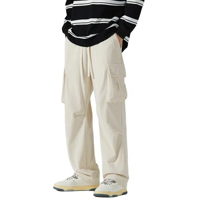 金盾 美式日系直筒宽松休闲裤 男款