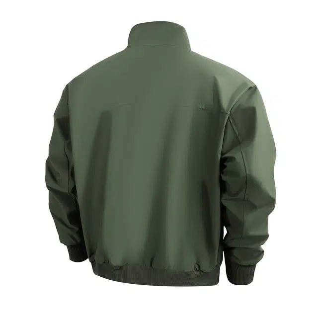 巴塞罗那足球俱乐部 美式复古高街品牌字母印花柳钉立领百搭宽松休闲防风防泼水长袖情侣款学院风无性别外套夹克 男女同款