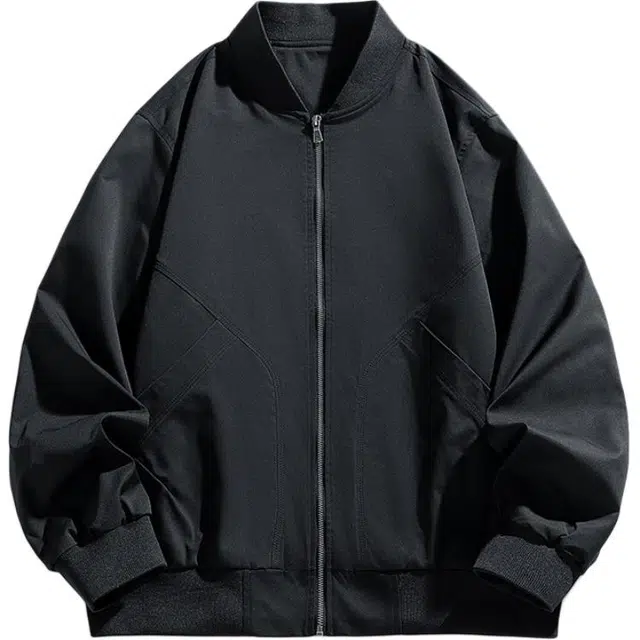 金盾 秋季青年宽松大码休闲上衣薄款夹克外套 男款