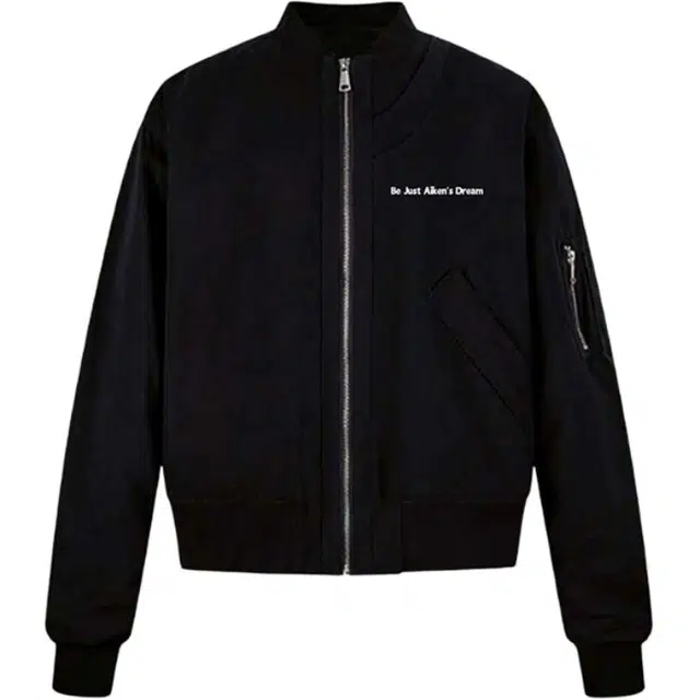 爱肯 美式潮牌高街纯色基础款侧边口袋拼接设计感街头痞帅潮流舒适百搭宽松休闲棒球领落肩垂感直筒飞行外套 夹克 男女同款