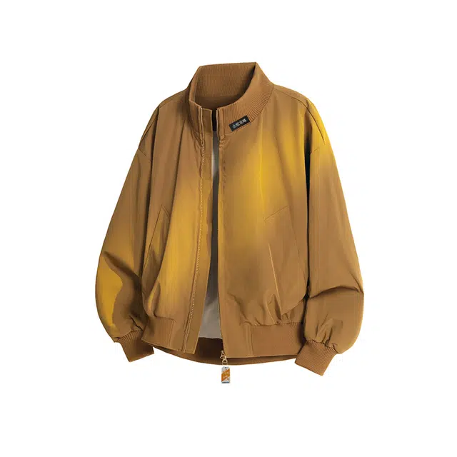北欧攻略 美式飞行员服硬挺有型高街春秋宽松休闲工装棒球服情侣外套夹克 男女同款