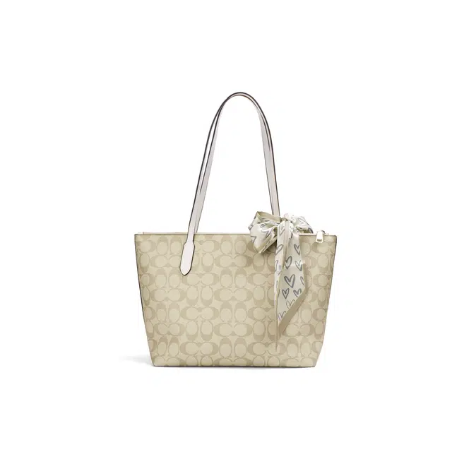 COACH Zip Top Tote PVC