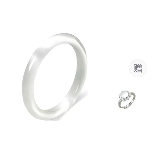 【玉镯养人】 雅谷 白月光 超显白 贵妃镯 一步一响 平安好运 新中式复古高级百搭精致美人镯叮当镯 玻璃猫眼 手镯 女款