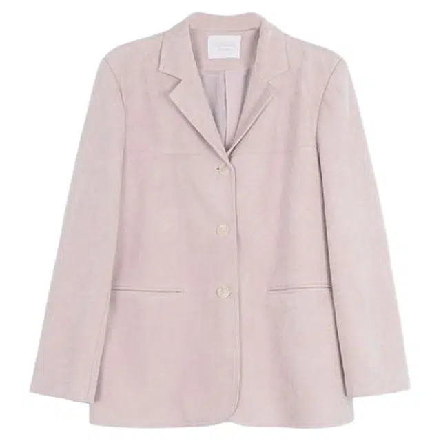 潞优野 高级感通勤仿麂皮绒外套西服西装 女款