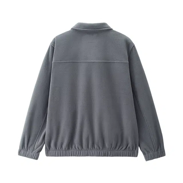 佐丹奴 摇粒绒破骨翻领针织夹克外套 男款