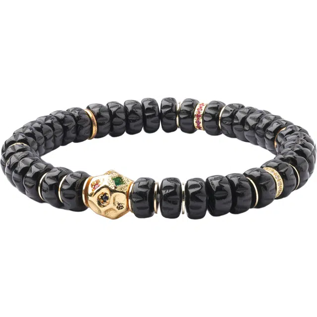 三檀小舍 黑金无相精工归圆绕指柔文玩盘玩小众高级#好运 椰蒂 手串 男女同款情侣款