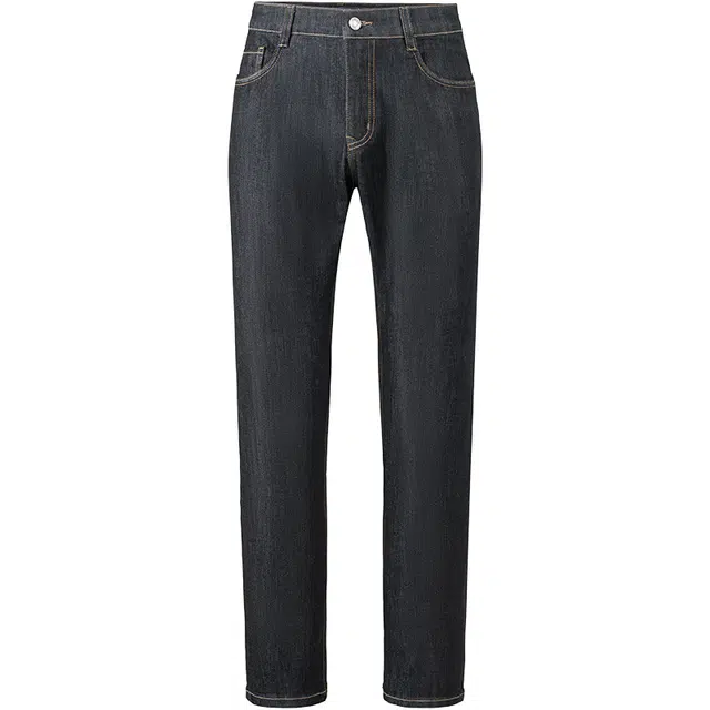 比音勒芬 防褪色休闲复古撞色亲肤长裤牛仔裤 男款