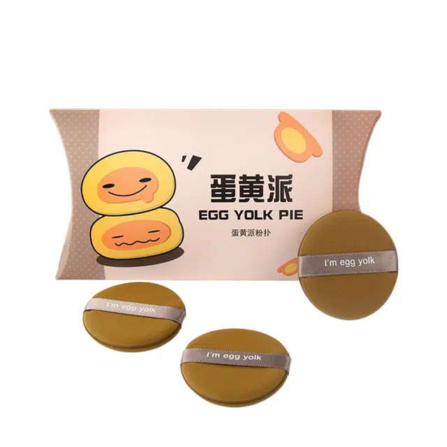 格安诺  蛋黄派粉扑美妆蛋干湿两用气垫定妆粉底液不吃粉菠萝派草莓派 打底易上妆