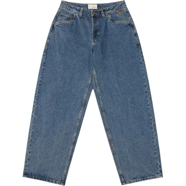 Dime MTL FW25 Loose Fit Washed Denim Pants