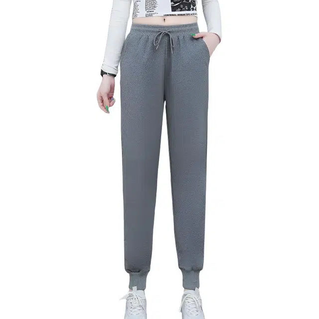 左岸 时尚简约女士薄款长裤设计系带束脚裤舒适柔软修身显瘦显高百搭垂感宽松亲肤透气日常通勤洋气减龄休闲裤 女款