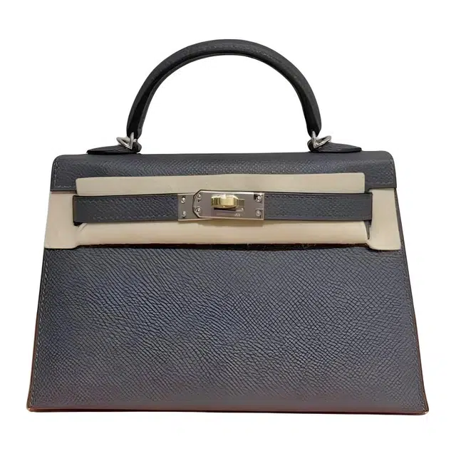 HERMES Mini Kelly Epsom 85 Ardoise