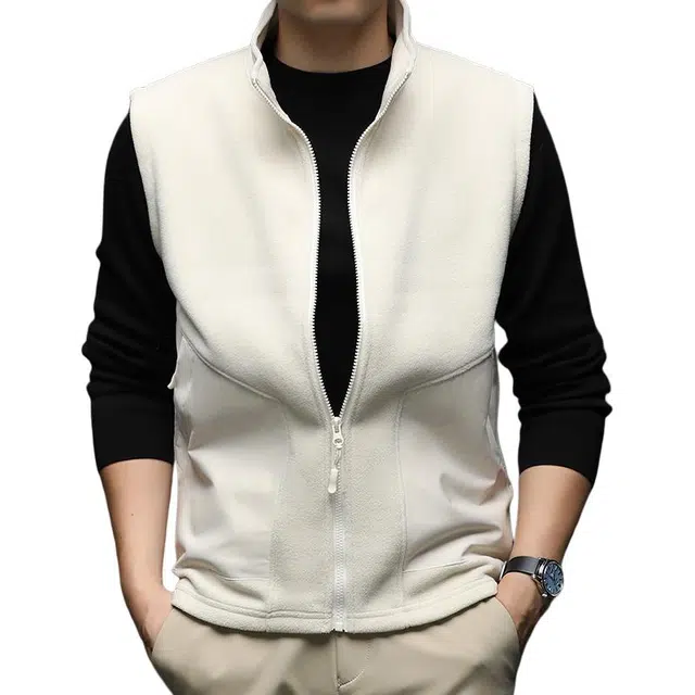 卡丹狄诺 秋冬保暖立领时尚户外宽松休闲马甲 男女同款