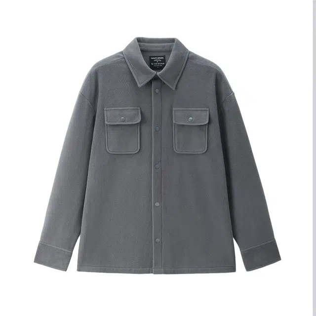 佐丹奴 摇粒绒工装口袋翻领针织休闲外套夹克 男款