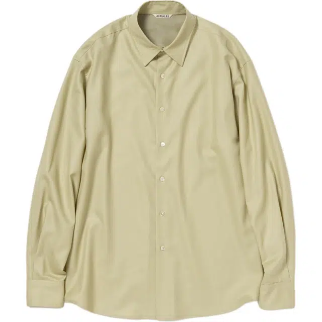 Auralee FW25 SUPER LIGHT WOOL SHIRT