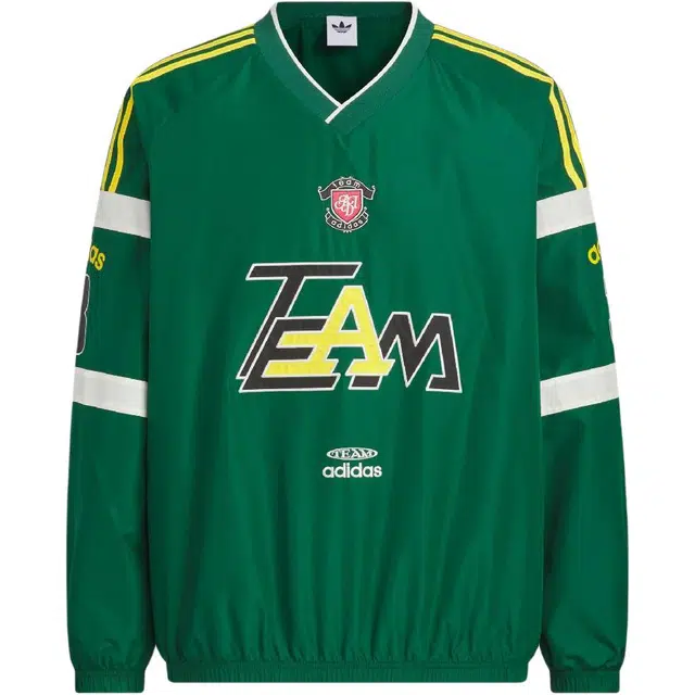 adidas originals FW25 TEAM WOVEN PULLOVER logo
