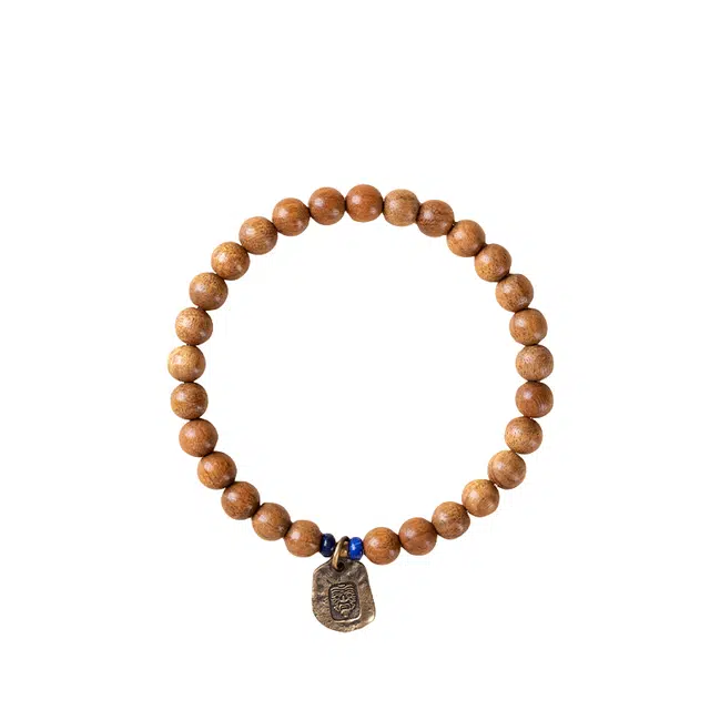 仙园韵 太极自然桃木男女款卡基拉姆护身符木质文玩手链情侣款。#好运 桃木 手串 男女同款情侣款