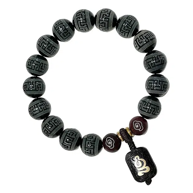 聆听花开 新中式个性小众民族风古风复古国风设计文玩饰品国潮高级感轻奢盘玩手饰#好运 菩提根 暮年菩提手串 男款