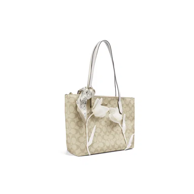 COACH Zip Top Tote PVC