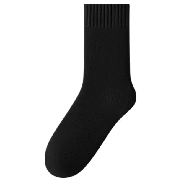 黛梦恋 羊绒袜子男士秋冬季加厚加绒保暖长袜中筒袜 女款