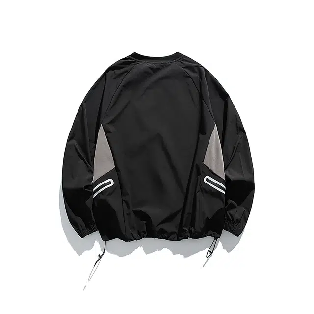 领航骆驼 户外运动骑行轻薄透气吸汗去污耐摩擦速干立体宽松裁剪舒适美式复古长袖套头   卫衣 男女同款