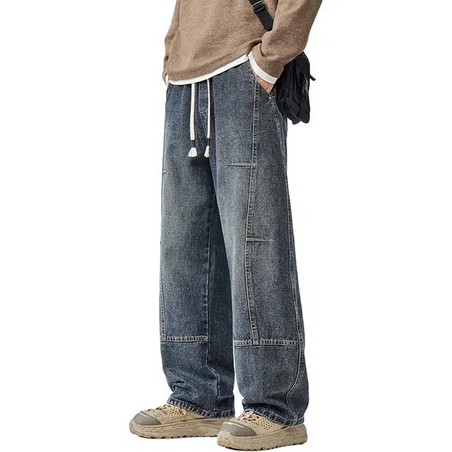 太子龍 美式百搭潮流舒适休闲牛仔裤 男款