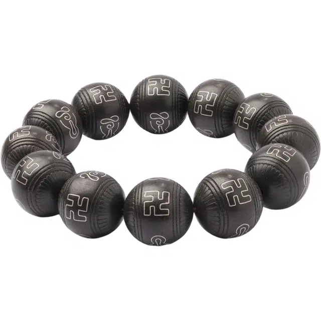 三檀小舍 国风国潮新中式 无相佛招财转运守护 佛珠文玩盘玩绕指柔礼盒#好运 紫光檀 手串 男女同款情侣款