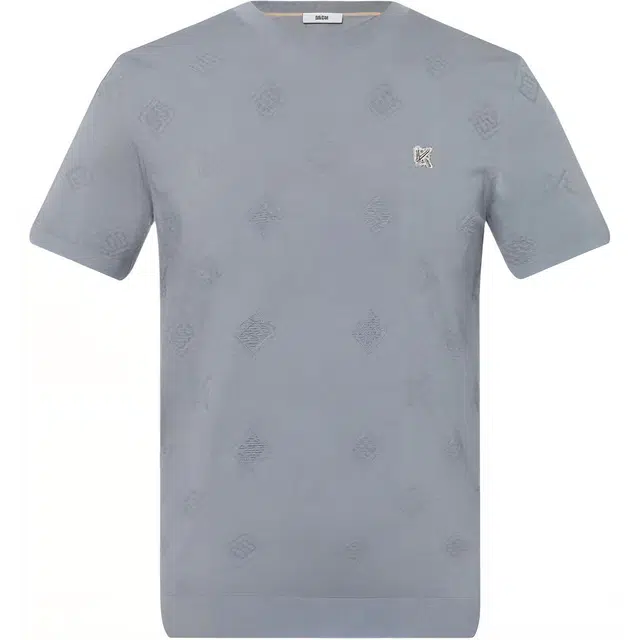 迪柯尼 圆领套头舒适短袖针织衫 男款