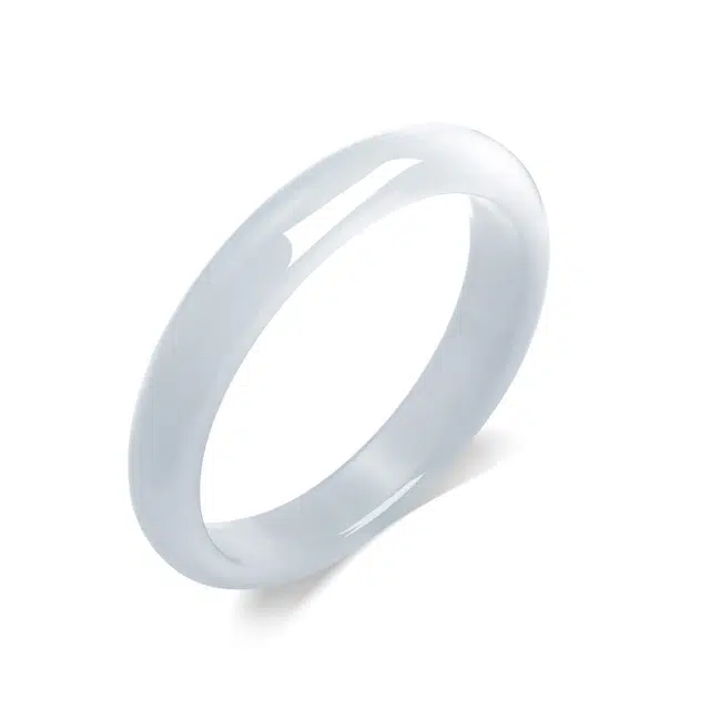 琢玉居 白月光 一步一响 新中式 国潮古风 轻奢高级 极简风 清冷感 猫眼 琉璃 手镯 女款