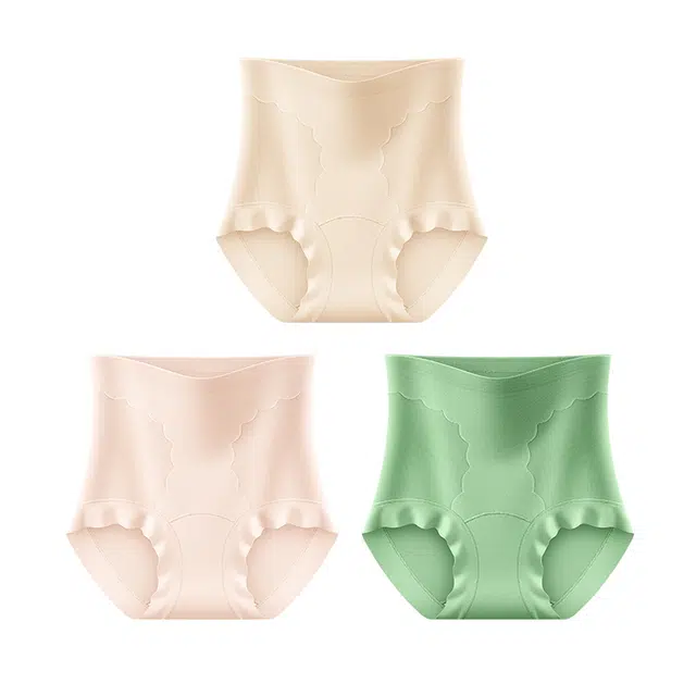 美雅挺 高腰收腹裤强力收小肚子提臀翘臀抗菌塑形纯棉新款三角内裤 女款
