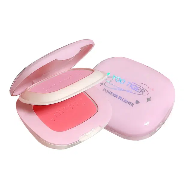 拉美拉 遮瑕清透双层腮红膏干湿两用持久控油 亮泽修饰肤色修饰轮廓气色