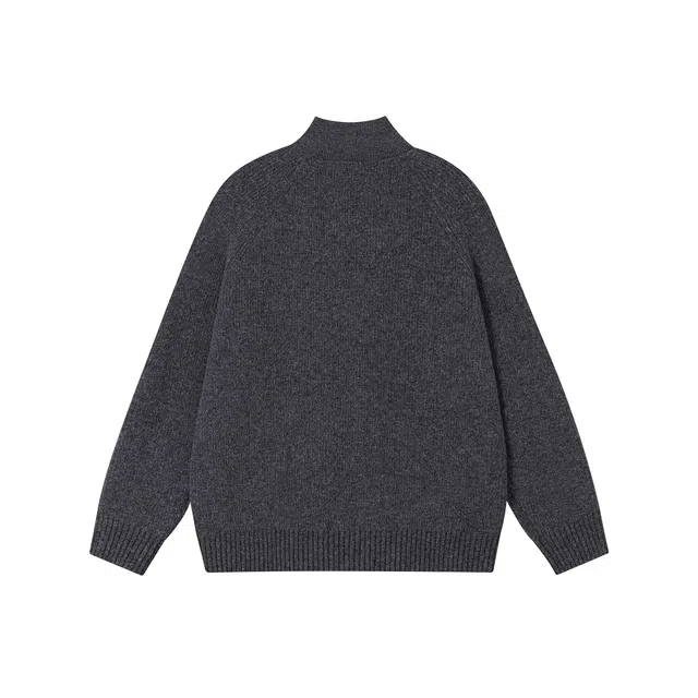 FORNINES Wool Blend Half-Zip Sweater