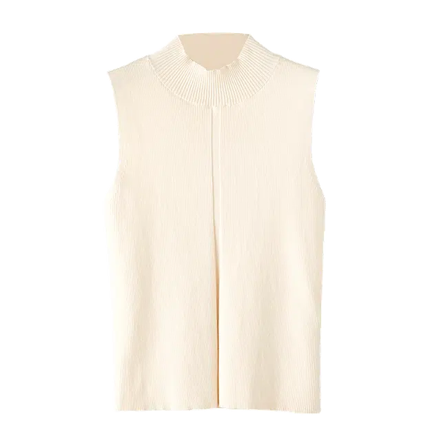 晚白 通勤百搭修身休闲简约针织衫 女款