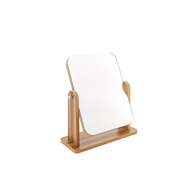 艾情草之恋旋转可立卧室台式桌面化妆镜轻盈通用 立式镜