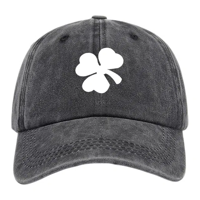 毅帆 做旧水洗花朵显脸小百搭遮阳潮 棉 鸭舌帽 男女同款情侣款