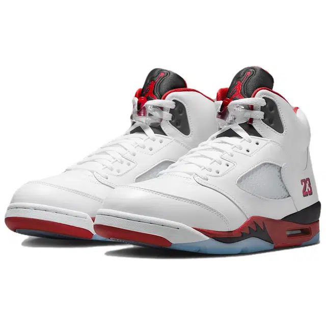 Jordan Air Jordan 5 Fire RedBlack Tongue