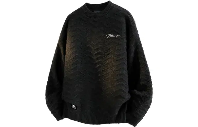 LONSDALE Embroidered Knit Sweater