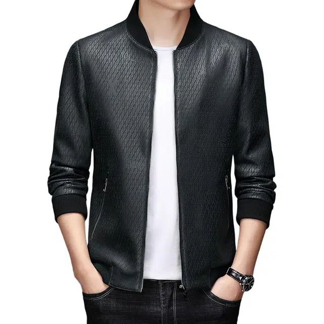 太子龍 春秋休闲韩版棒球领潮流中青年修身夹克外套 男款