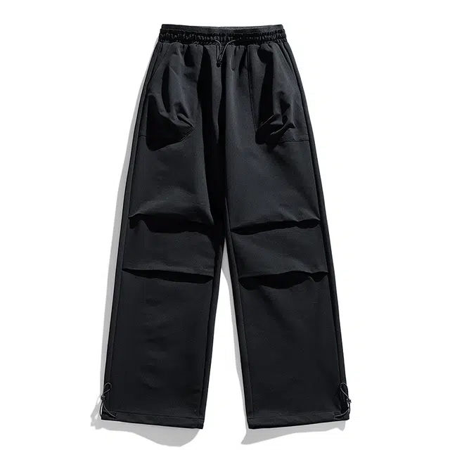 海尔斯 秋季阔腿裤百搭潮流直筒休闲裤 男款