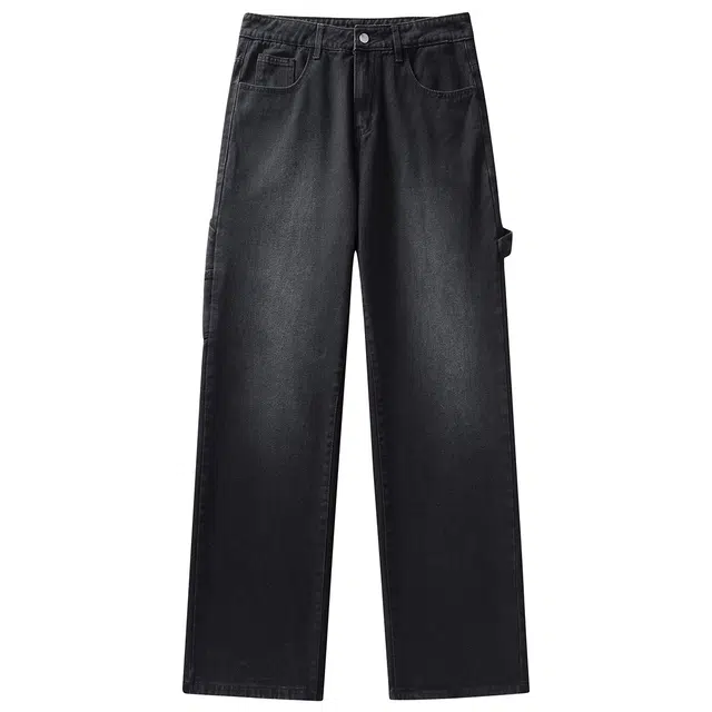 海尔斯 直筒潮牌舒适牛仔裤 男款