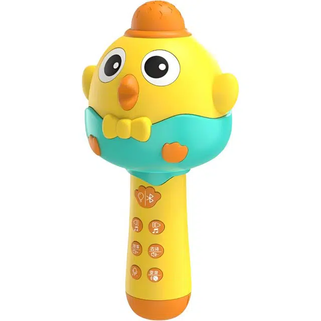 乖乖熊 萌趣小鸡麦克风 卡通可爱 智能玩具