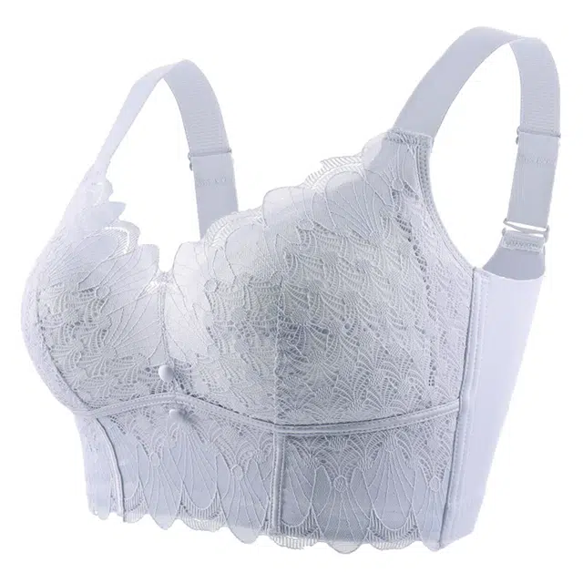 浪莎 超薄款聚拢收副乳调整型大码小胸显大平胸专用防下垂大胸显小内衣文胸 女款