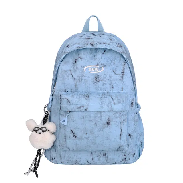 森马 扎染韩版简约百搭高颜值 尼龙 双肩包 常规 男女同款情侣款 多色