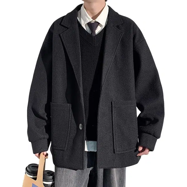 袋鼠 复古外套慵懒松弛氛围高级感休闲夹克 男女同款