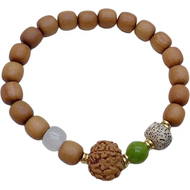 得笙陌 古风木质清新优雅手链 芭比檀香 木作手串 女款