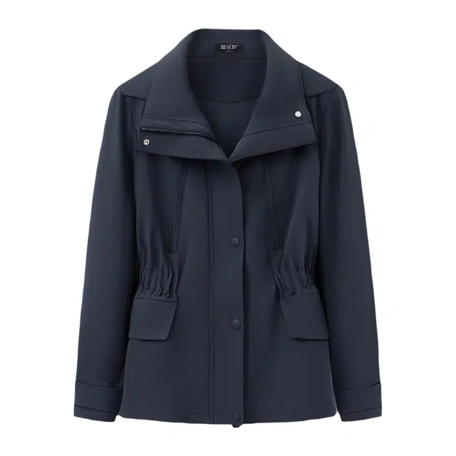 潞优野 户外百搭时尚防水科技面料立领外套春秋款夹克 女款